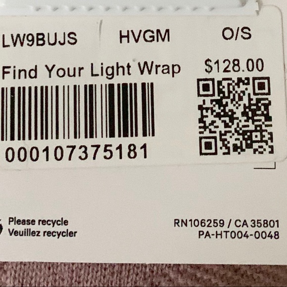 Lululemon find your light wrap heathered mauve - Picture 4 of 7